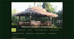 Desktop Screenshot of pergolasypalapascanarias.com