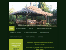 Tablet Screenshot of pergolasypalapascanarias.com